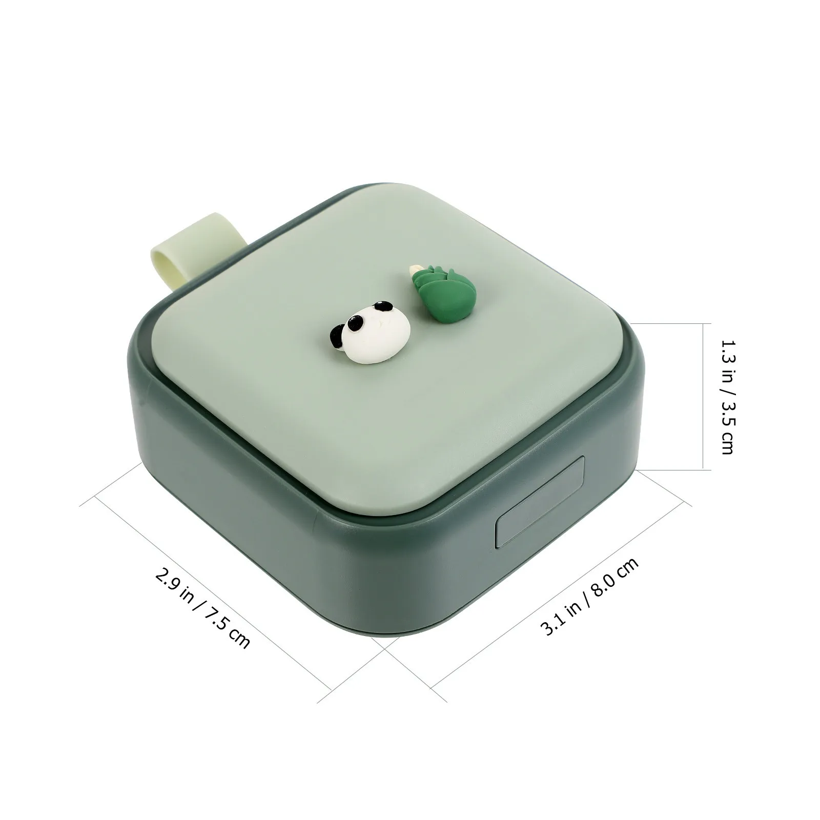 1Pcs Compact Weekly Pill Case 4 Layered Compartments No Flavor Odor Free Portable Vitamin Container PP Material