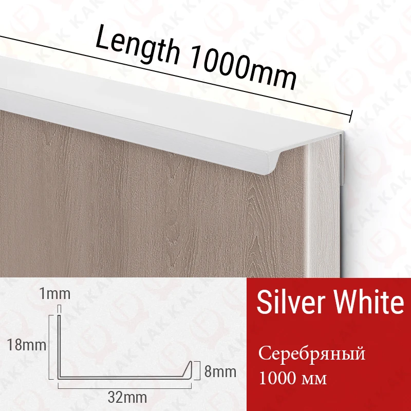 KAK Lange Schrankgriffe, 1200 mm lang, Schrankgriff aus Aluminiumlegierung, gebürstetes Gold, langer Schrank, Kleiderschrank, Schranktürgriff