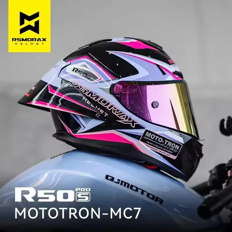 Hot MOTORAX R50S Motorcycle Helmet Big Tail Wing Men Women Helmet Full-face Safety Track Sports Helmet Capacete De Motocicleta