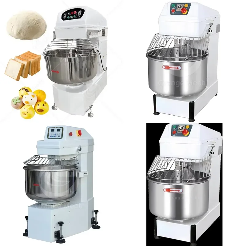 2026 Spiral Pizza Bread Machine Bakery Equipment Commercial 4~50kg Electric Flour Dough Kneader Mixer
