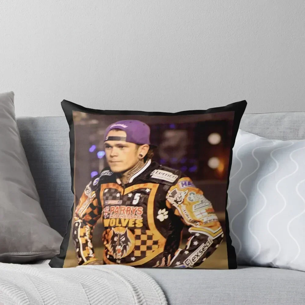 Tai Woffinden posing Throw Pillow autumn pillowcase christmas decorations for home 2025 pillow