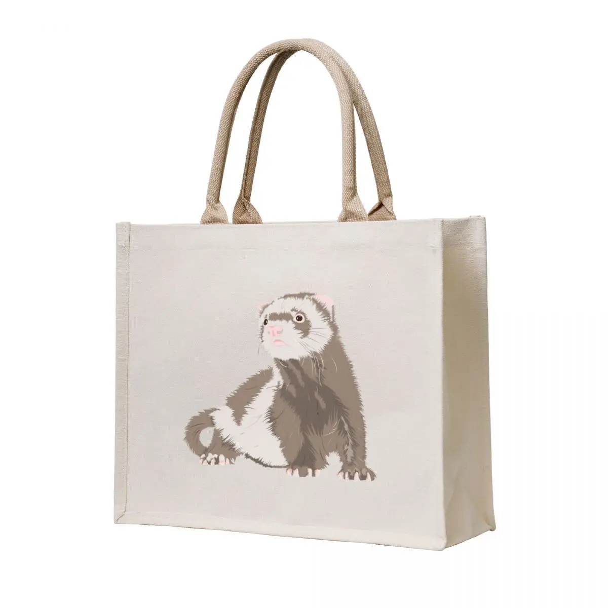 

Ferret Tote Bag shopping bag logo shopper bag women canvas Large bags for women