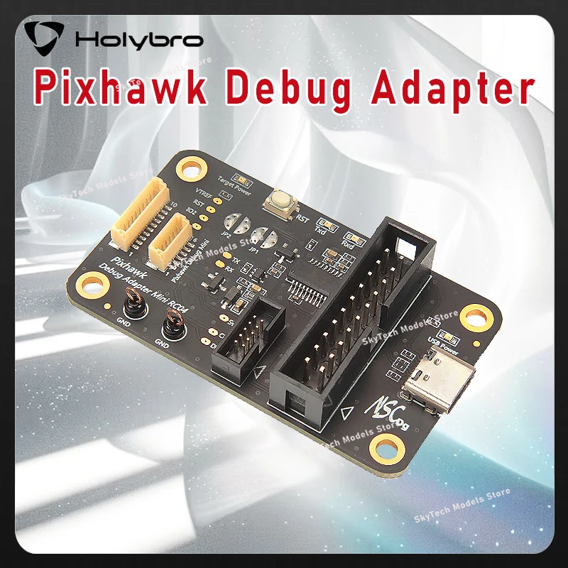 Holybro Pixhawk Debug Adapter - Compatible with Pixhawk 5X/4/4 Mini, Durandal & Pix32 V5, for Flight Controller DIY Systems