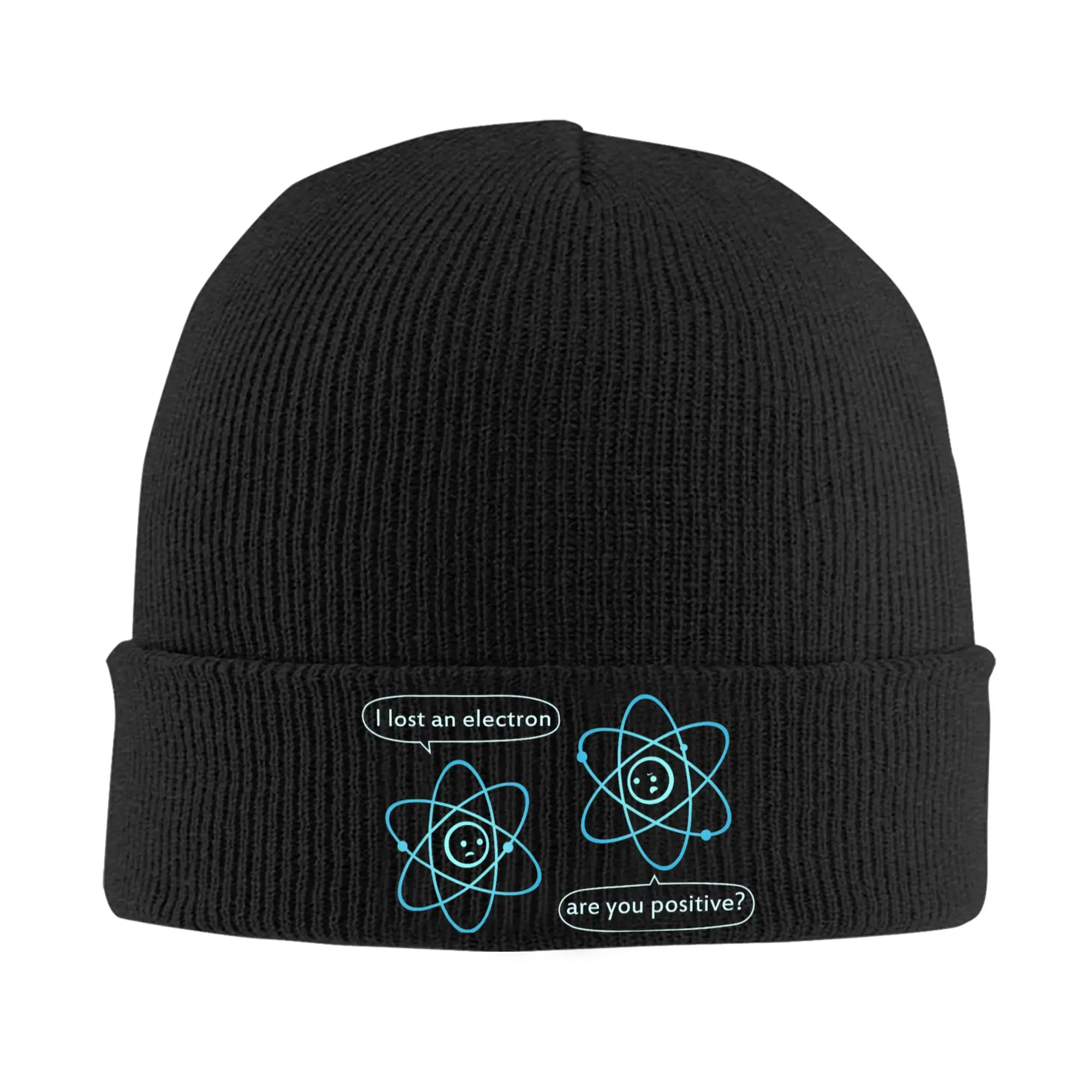 I Lost An Electron Are You Positive Chemistry Joke Knitting Hat  Beanie Hats Hippie Warm Men Women Bonnet Hats Winter Caps