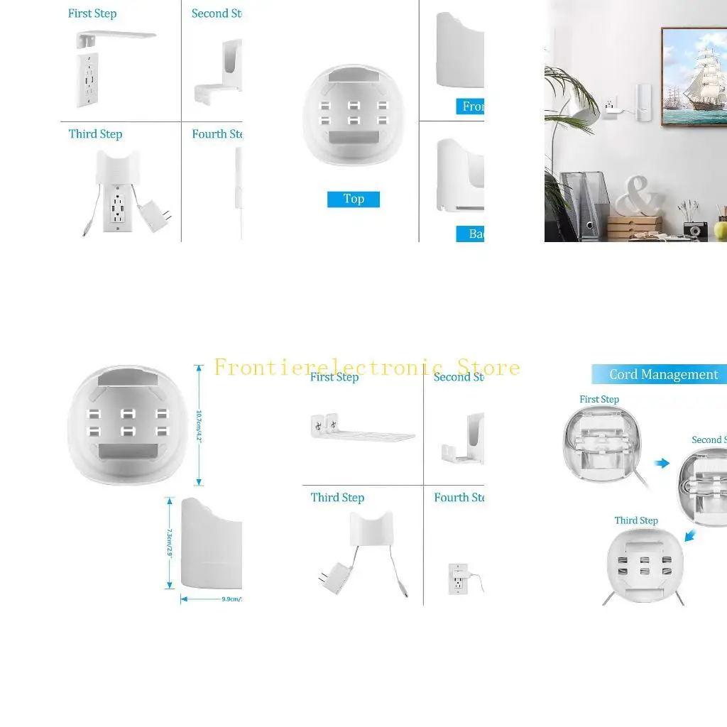 G8DB Deco WiFi Router Fixing Bracket Stand Holder Home Stroage
