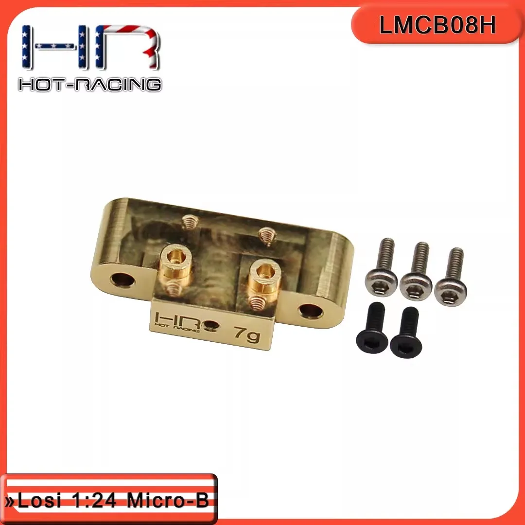 HR Losi 1:24 Micro-B código de brazo inferior delantero de latón, peso único 7g, pieza mejorada y modificada