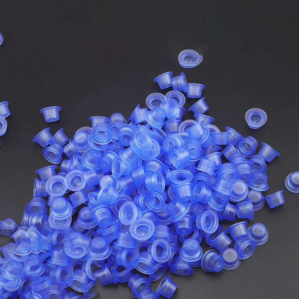 

200Pcs Silicone Ink Cups Disposable Pigment Containers Waterproof Wide Edge Tattooing Supplies For