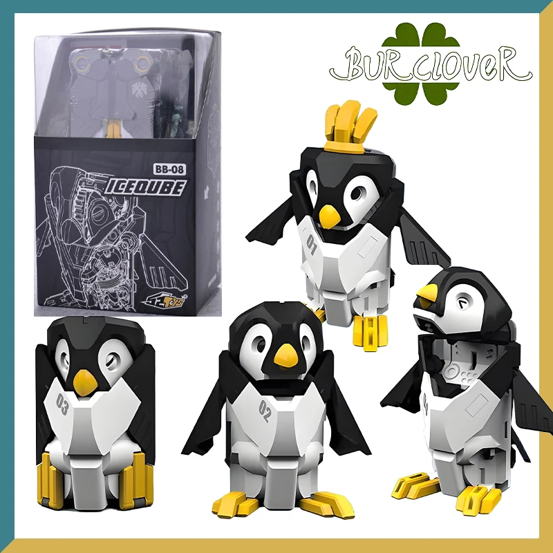 

52TOYS Original BEASTBOX Series BB-08 ICEQUBE Transforming Toys Model assembly Collectibles and decorative items Children's Gift