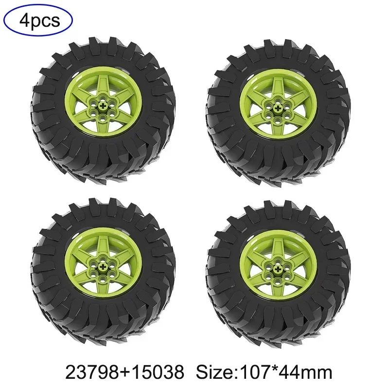 4WD RC Telaio per auto Azionamento elettrico Auto da arrampicata Fuoristrada Tecnico con ammortizzatori a sospensione 8CH APP Telecomando MOC PF 8882 8878