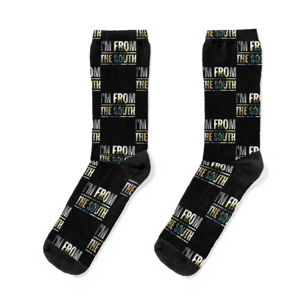 

Im/from/the/south Socks crazy retro FASHION Thermal man winter Men's Socks Women's