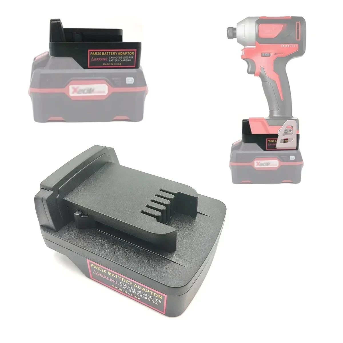 Battery Adapter Converter for Parkside 20V Lithium Batteries Converts To for Milwaukee 18V Lithium Battery Power Tools Drills