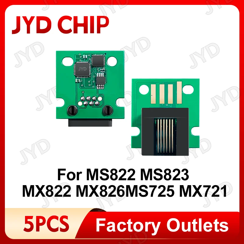 MS823 Toner Chip 58D4X00 58D4U00 for Lexmark MS725 MX721 MX722 MS823dn MS822 MS825 MS826 MX722 MX822 MX826 Cartridge Chip Reset