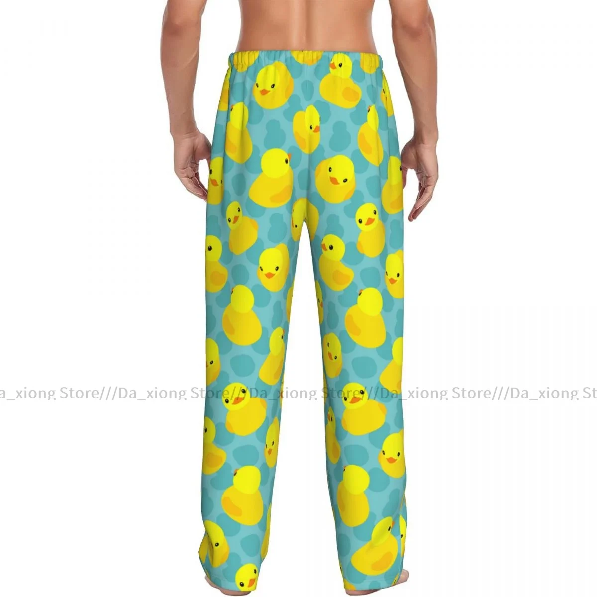 Funny Yellow Rubber Ducks Mens Pajamas Pyjamas Pants Lounge Pants Sleep Bottoms