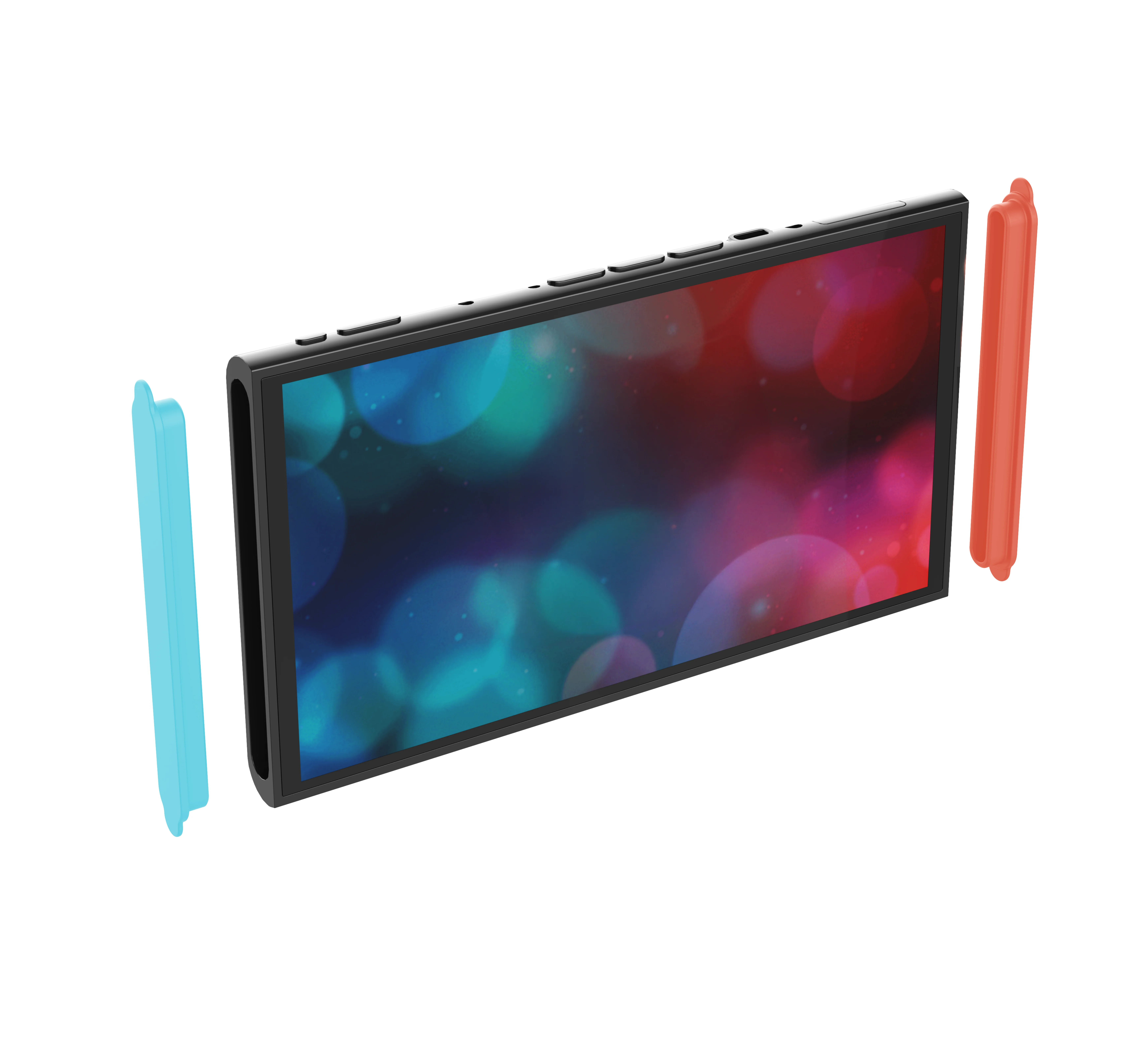 

for Switch 2 Game Console Screen Silicone Dust Plug 2PCS for Both Sides Black Red Blue