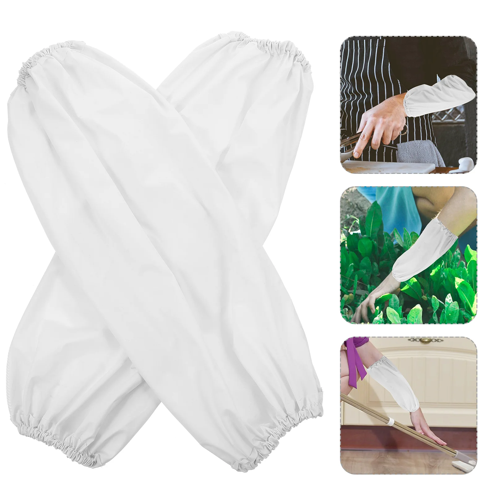Protective Sleeves Arm Working Oversleeves Home Cuff Cover Pu for House Miss Oil Proof Gardening Restaurant
