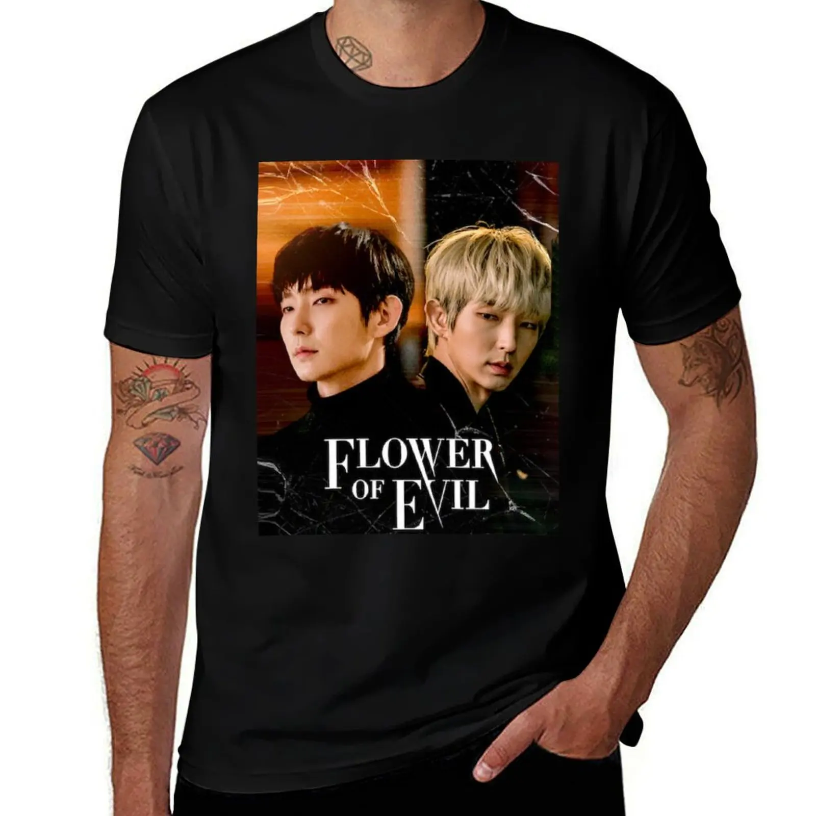 

Flower of Evil Kdrama - Lee Joon Gi - Moon Chae Won T-Shirt Sun Block Outdoor T-Shirt