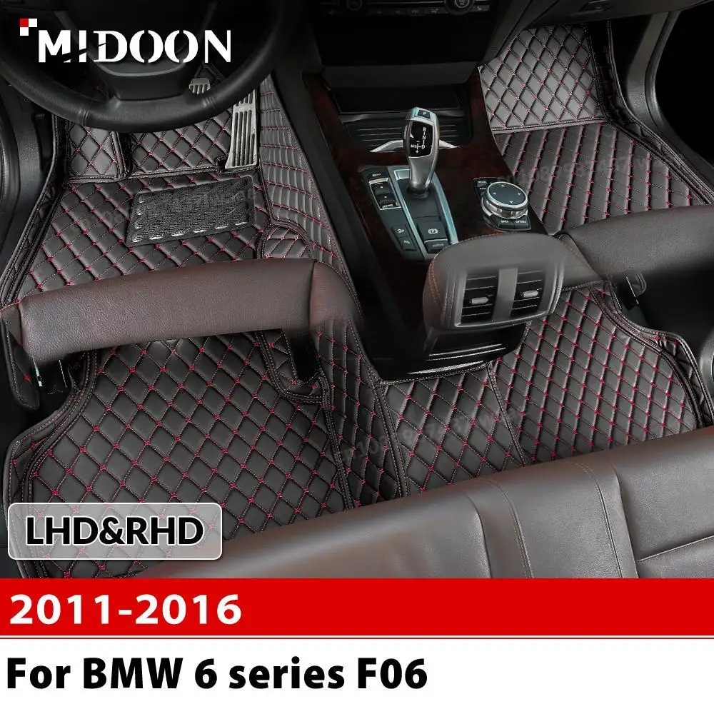 

Для BMW 6 серии F06 (2/4 двери) 2011-2016 гг. Автомобильный напольный коврик на заказ, автомобильный ковер, аксессуары для интерьера, защитные