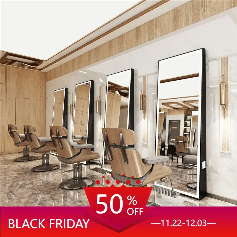 Nordic Aesthetic Decorative Mirrors Bathroom Barber Make-up Full Body Mirror Desk Custom Sun Espejo Pared Room Decor PX50DC