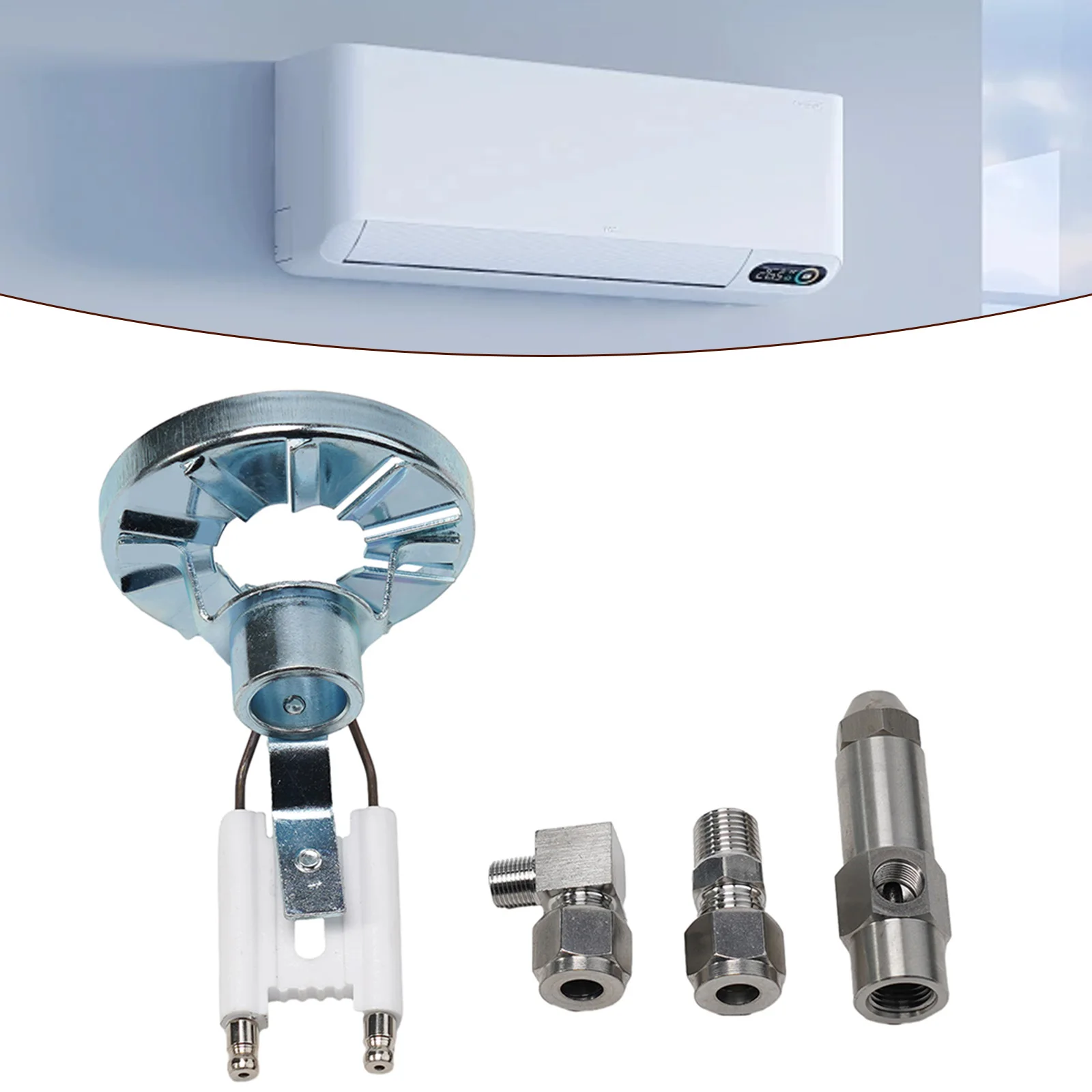 Waste Oil Burner Nozzle for Industrial Combustion with Adjustable Air Pressure and Spray Particle Size Control