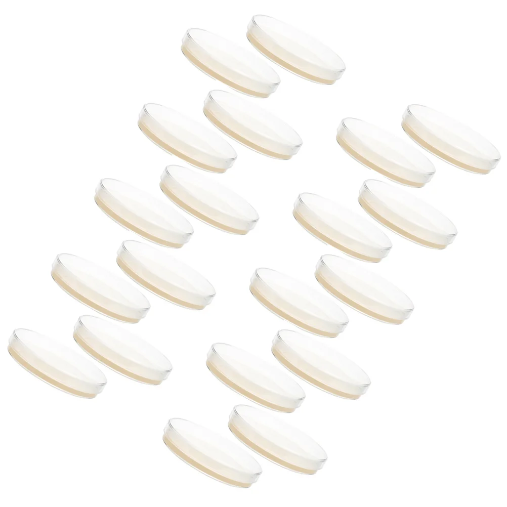 20 قطعة 7 سنتيمتر أطباق أجار المغذيات مسبقا ثقافة الأحياء الدقيقة متوسطة جاهزة للاستخدام أطباق بتري مختبر تجربة العلوم #4