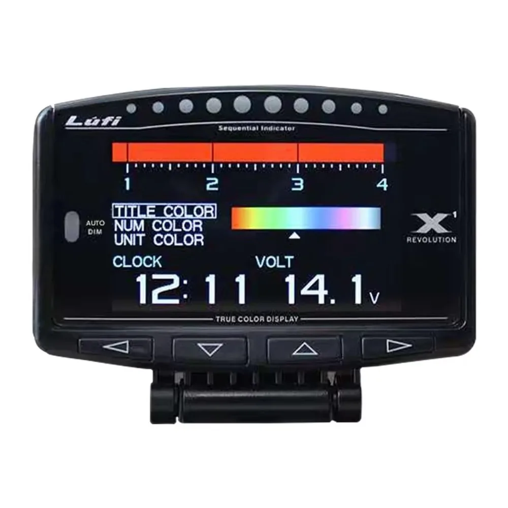 Lufi X1 Car Smart OBD2 Auto Meter Speedometer Mini Digital Water Temperature Car Gauge Obd 2 Monitor