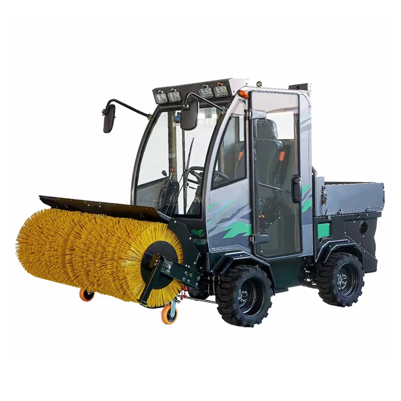 Original Factory Newest Gas Powered Sweeper Snow Plow Magic Road Sweeper