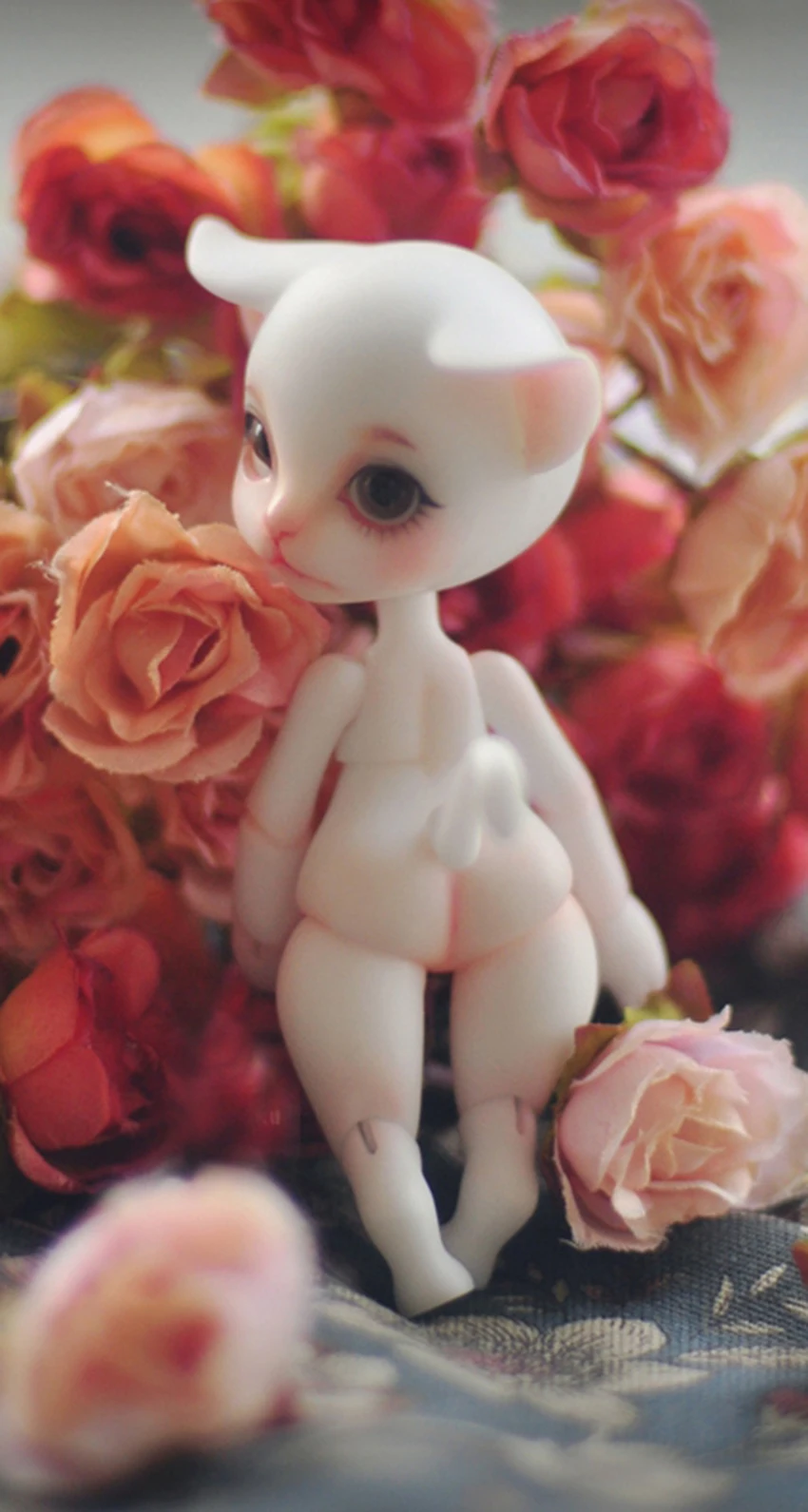 SD Doll Popovy BJD cat 1/4  Quality Articulated Puppet Nude Dolly Model Collection Toy Birthday Gift
