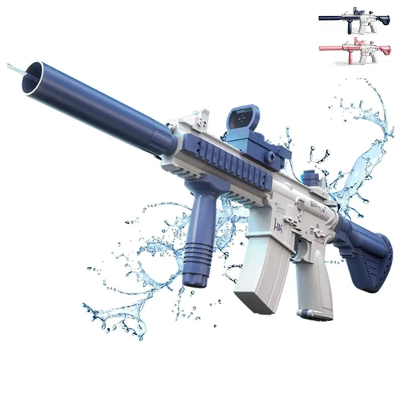 Electric Water Gun Toy M416 Super Automatic Water Guns Glock Swimming Pool Beach Party Game Outdoor Water Fighting for Kids Gift