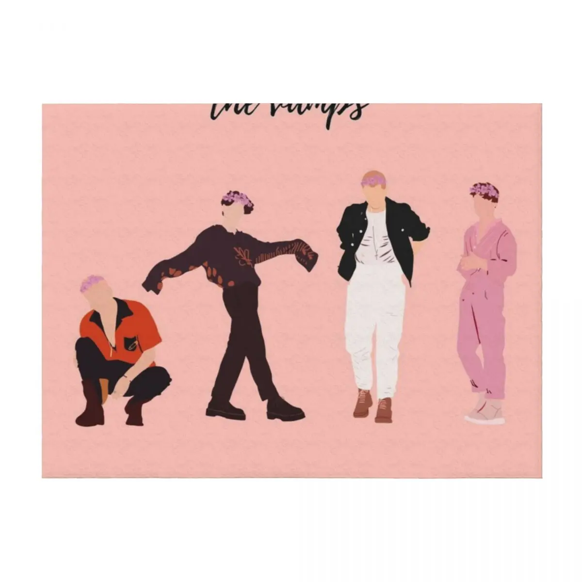 

The Vamps - Cherry Blossom era Throw Blanket decorative Custom Blankets For Baby Giant Sofa Blankets