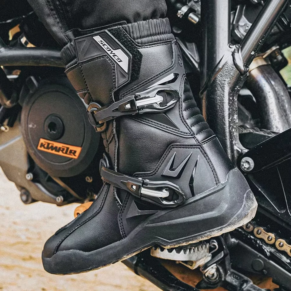SCOYCO Motorcycle Riding Boots Motorcycle Tour Boots Waterporoof