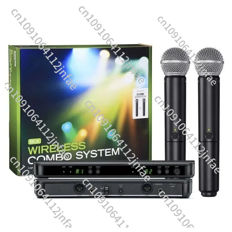 BLX288 Dual Channel Wireless Microphone Dual Handheld Wireless PG58/BETA58A/SM 58 Microphone Digital Vocal System