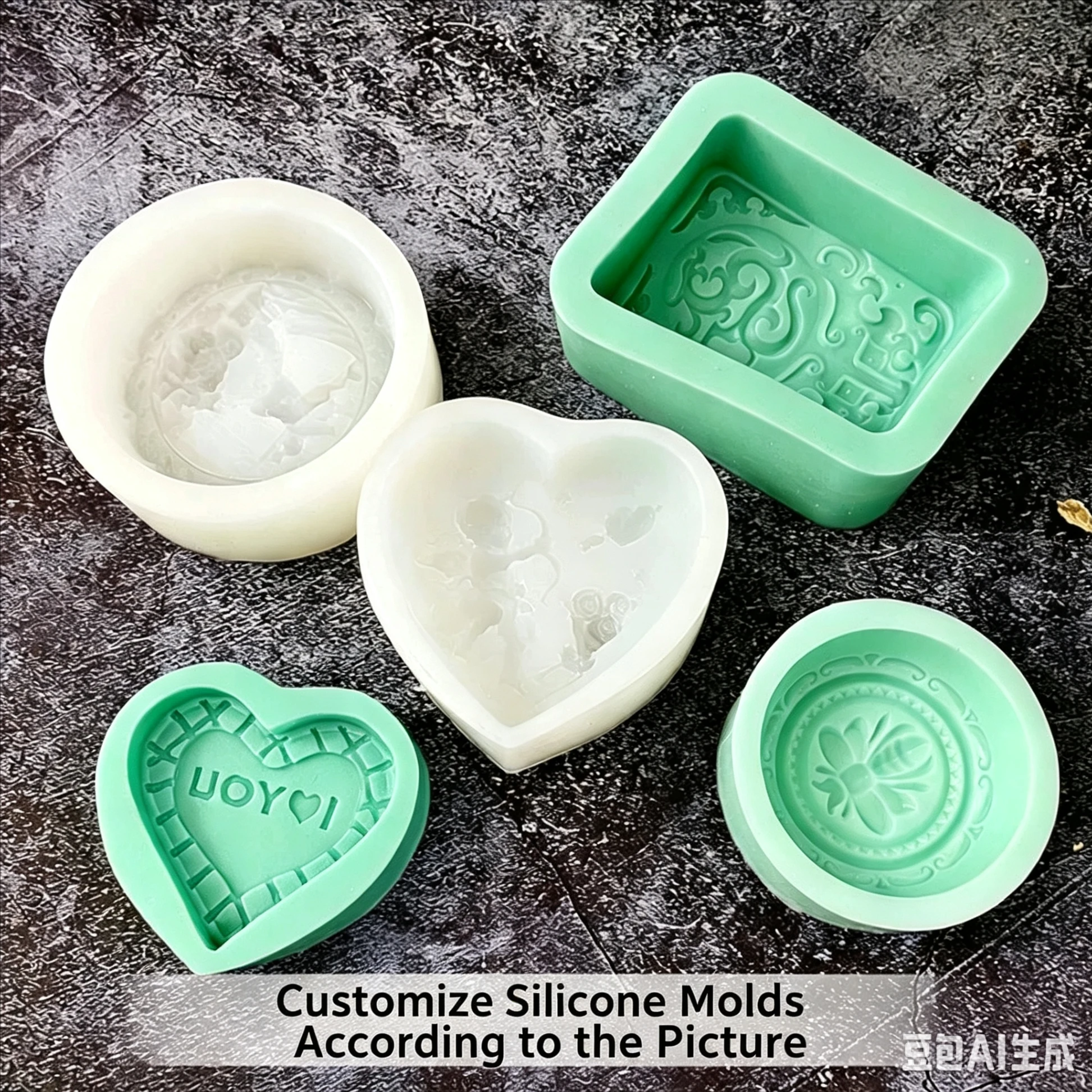 Provide Professional Customized 2D And 3D Candle Silicone Mold Manufacturers With Pictures And Sizes For Private Customization
