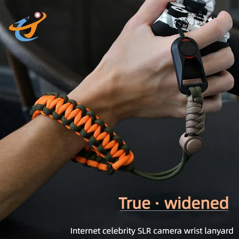 Hand-Woven Camera Wrist Strap Quick Release Rope Belt For Sony A9 Nikon Z7 D7500 Fuji Canon R50 R100 DSLR Fuji X-T50 Accessories