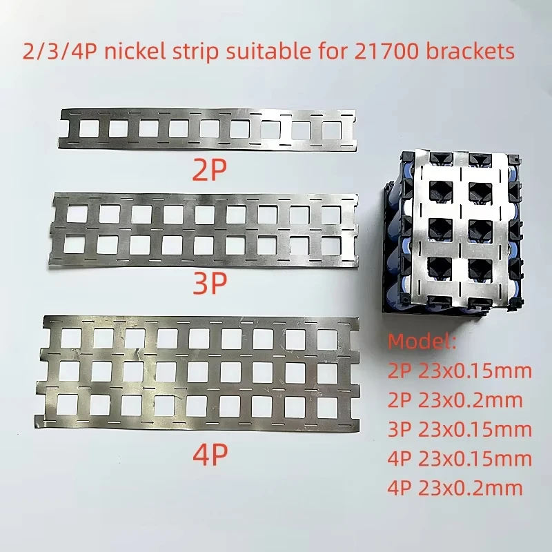 21700 Nickel Strip Nickel Sheet Parallel Nickel Strip SPCC Nickel Plated Steel Strip 21700 Connecting Piece Aperture 21.2MM