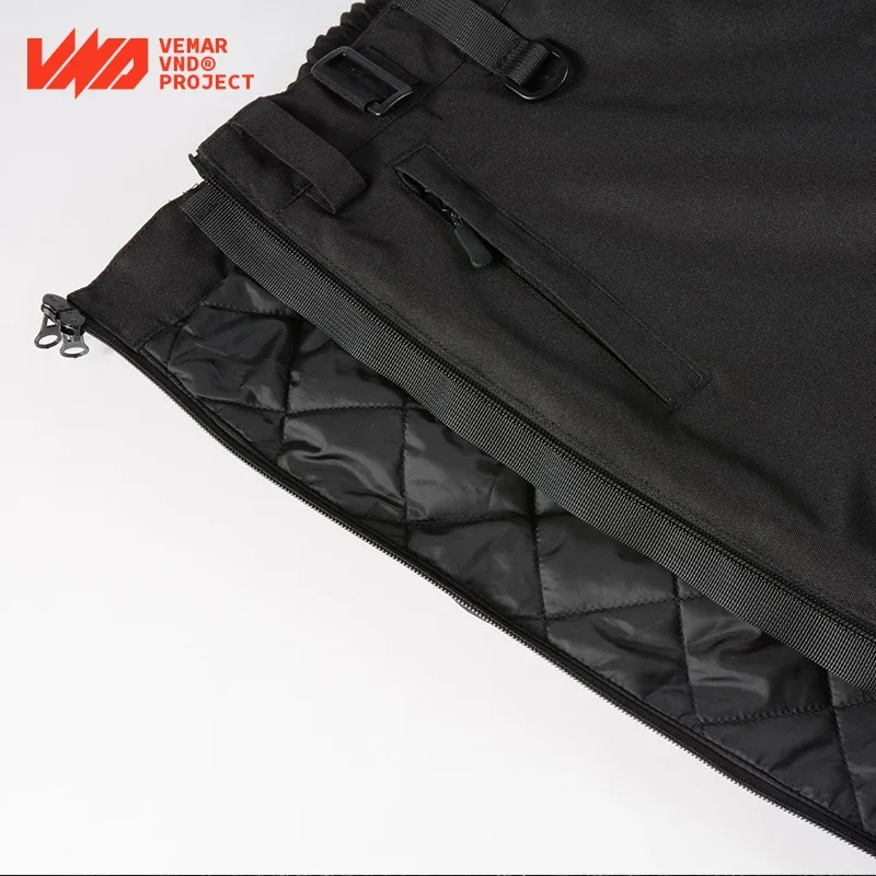 S-5XL VND Winter Quick Release Hosen Gebaut in CE2 Knie Pads Motorrad Männer Frauen Hosen Winddicht Warme Moto Reiten Hosen