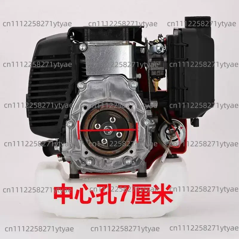 144F Electric Start Four-stroke Outboard Machine Micro-tiller Ground Drilling Rig One-click Start Engine