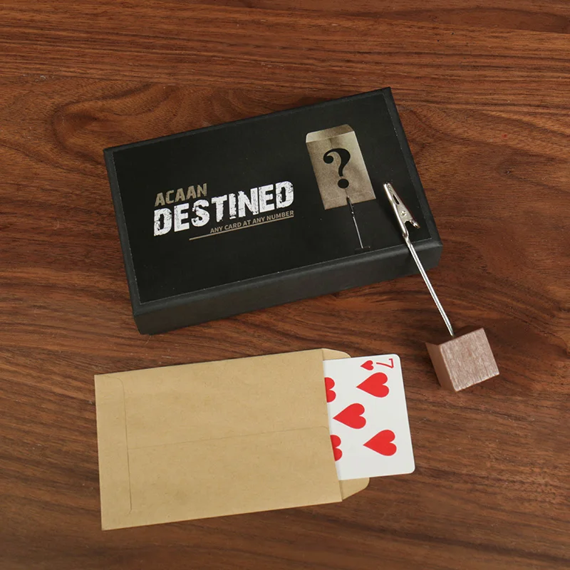 ACAAN stellt jede Karte auf, jede Zahl, Prophezeiung, Umschlag, Gimmcik-Karte, Zaubertricks, Illusionen, Mentalismus, Nahaufnahme, Zauberrequisiten, Bühne