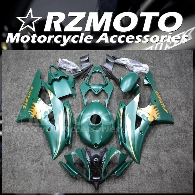 

4Gifts New ABS Fairings Kit Fit For YAMAHA YZF- R6 2008 - 2016 08 09 10 11 12 13 14 15 16 Bodywork Set Green + Tank Cover