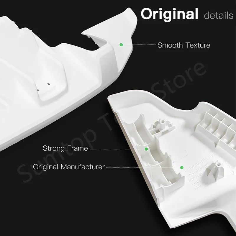 GoKart Pro White Front Wing For Ninebot by Segway GoKart Kit Refit Front Plastic Protection Replacements Original Accessories