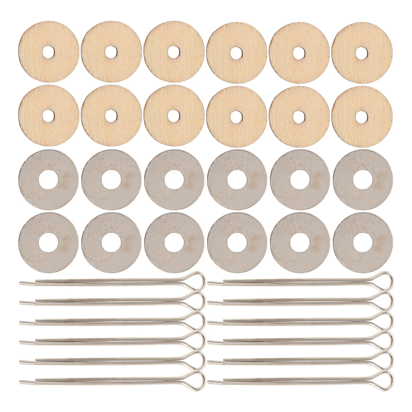 

20Sets Silver 12mm Multifunctional DIY Wooden Joints Supplies for Creating Moveable Limbs Making Craft Joints