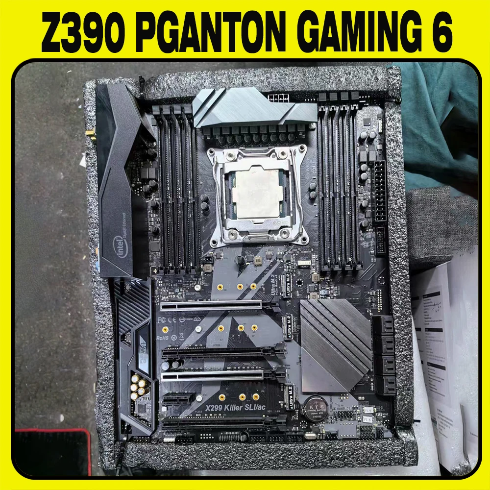 

Z390 PGANTON GAMING 6 UD настольная игровая киберспортивная большая плата 89 поколения LGA 1151 материнская плата