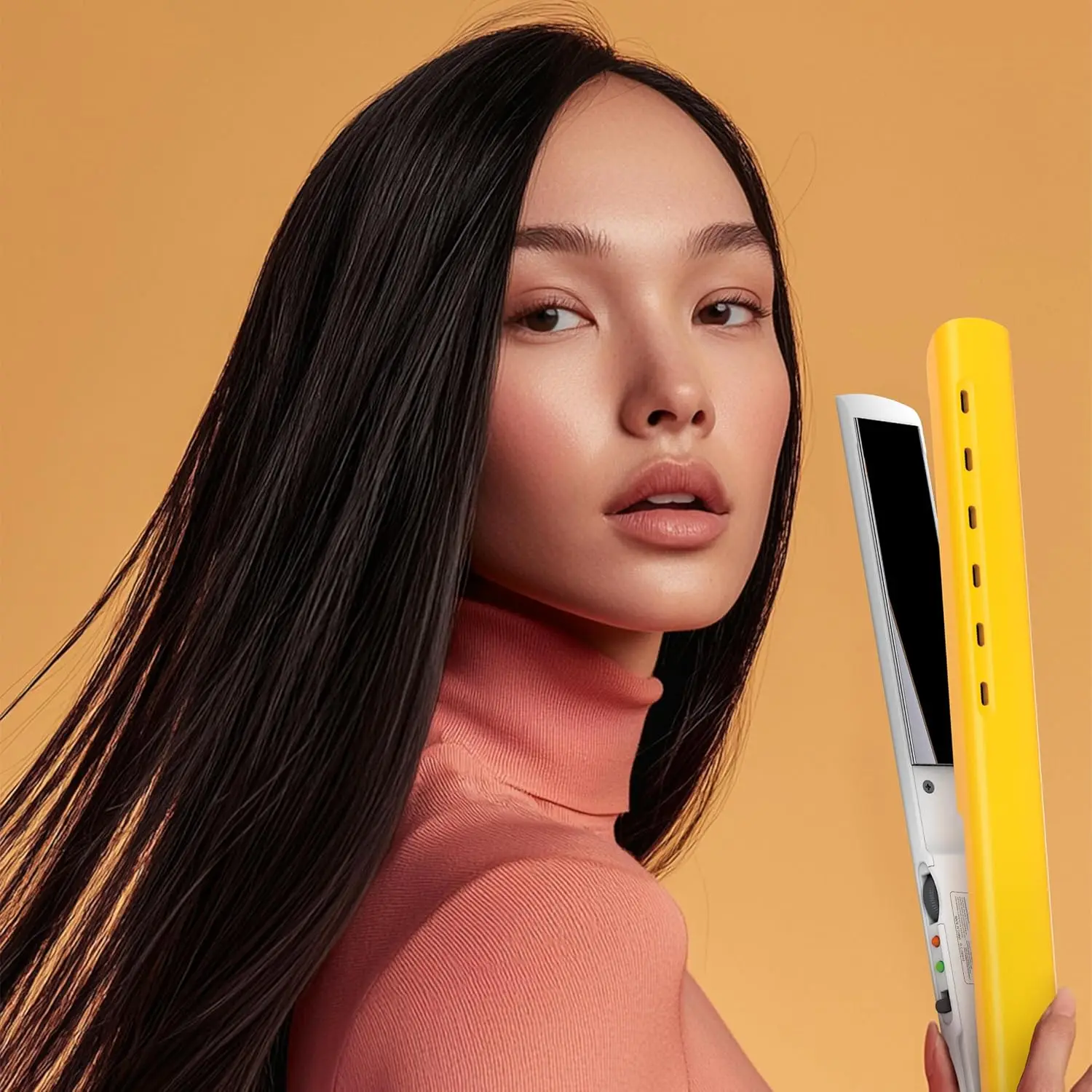 Professional Titanium Flat Iron Fast-Heating Hair Straightener for Styling