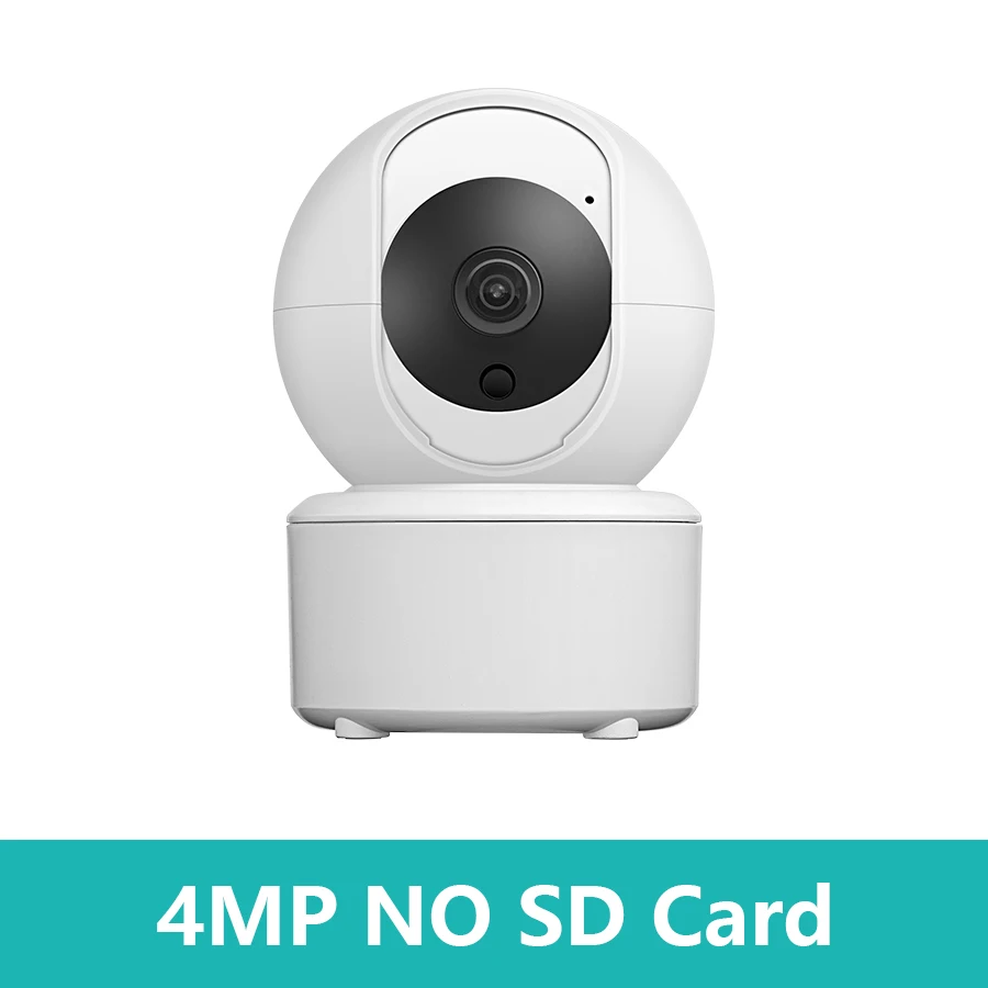 4MP 2MP WiFi-bewakingscamera Babyfoon PTZ Binnenbeveiligingscamera CCTV Spraakintercom Nachtzichtfunctie