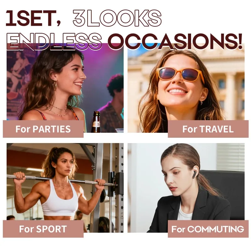 Delineador de labios rasgado de 3 piezas: mate, sin manchas y a prueba de enganches para una aplicación suave