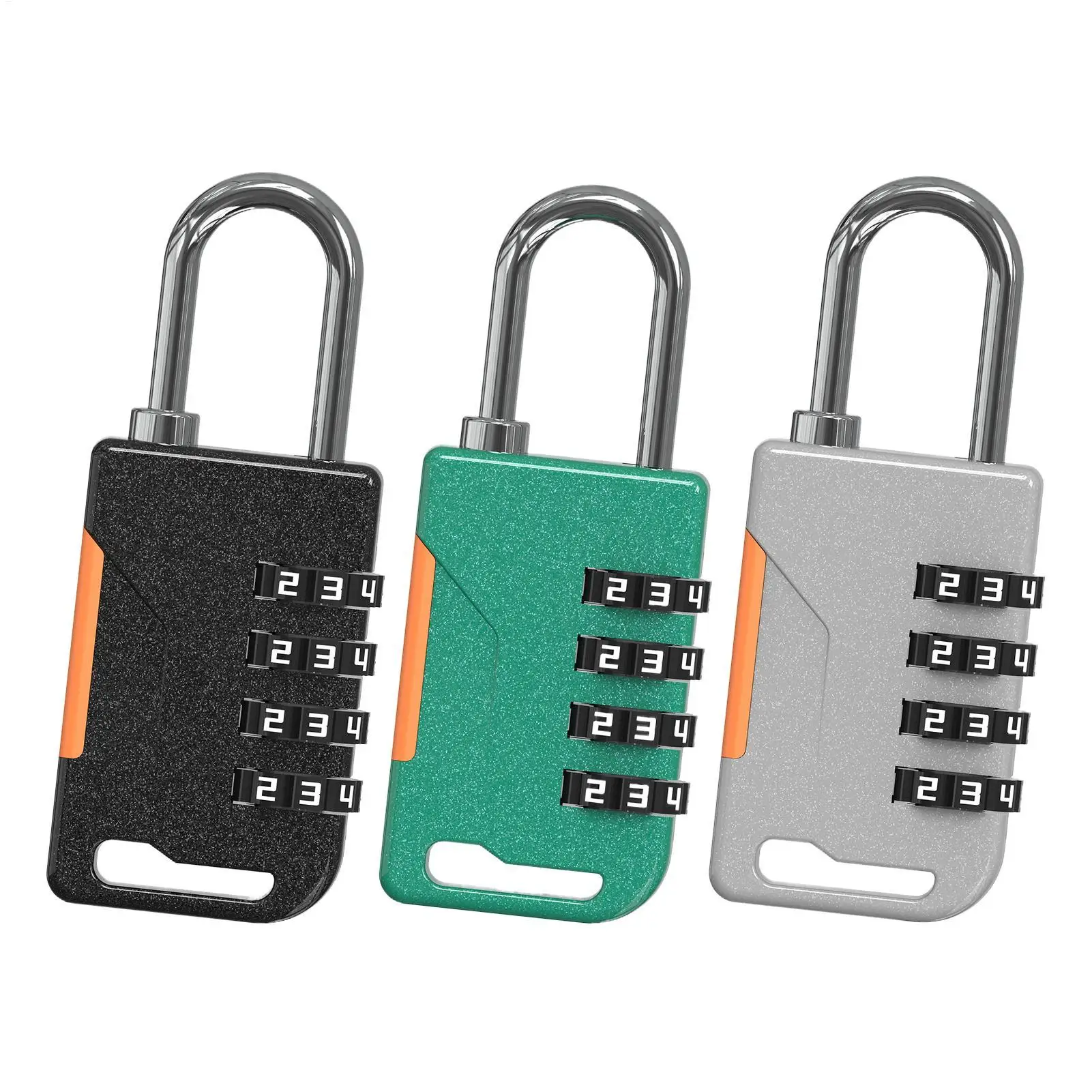 4 Digit Heavy Duty Combination Padlock Zinc Alloy Waterproof Security Lock for Luggage Suitcase Locker Gym Backpack Travel
