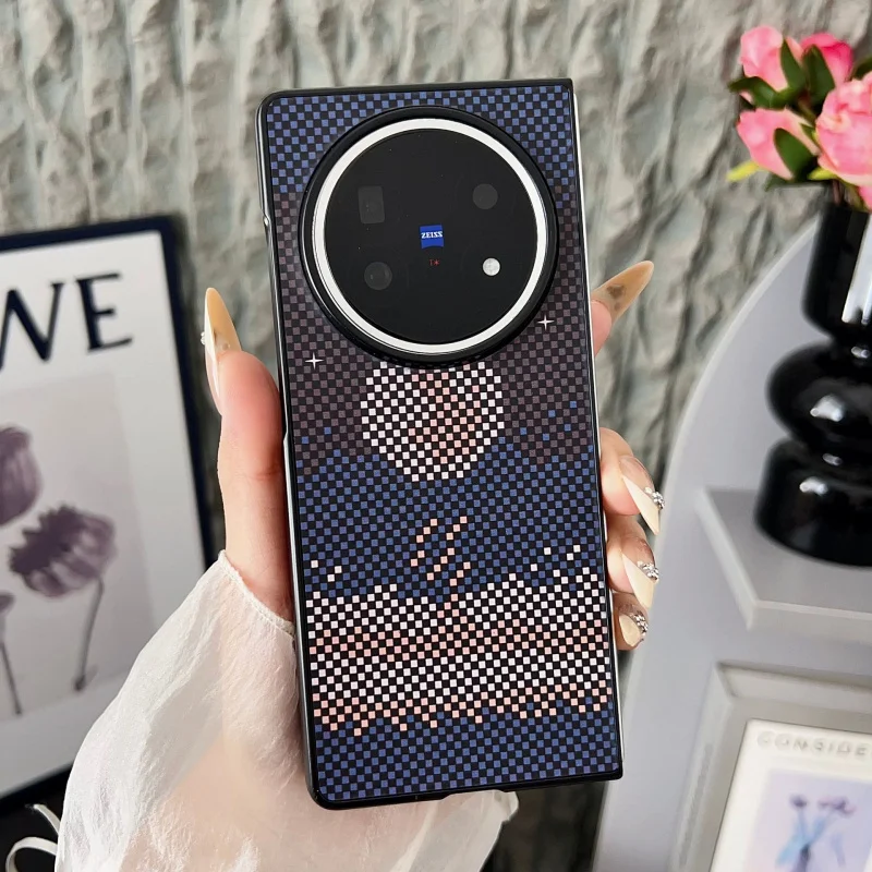 

Для VIVO X Fold5 чехол складной защитный чехол для экрана, магнитный кевларовый цветной чехол с защитой объектива камеры