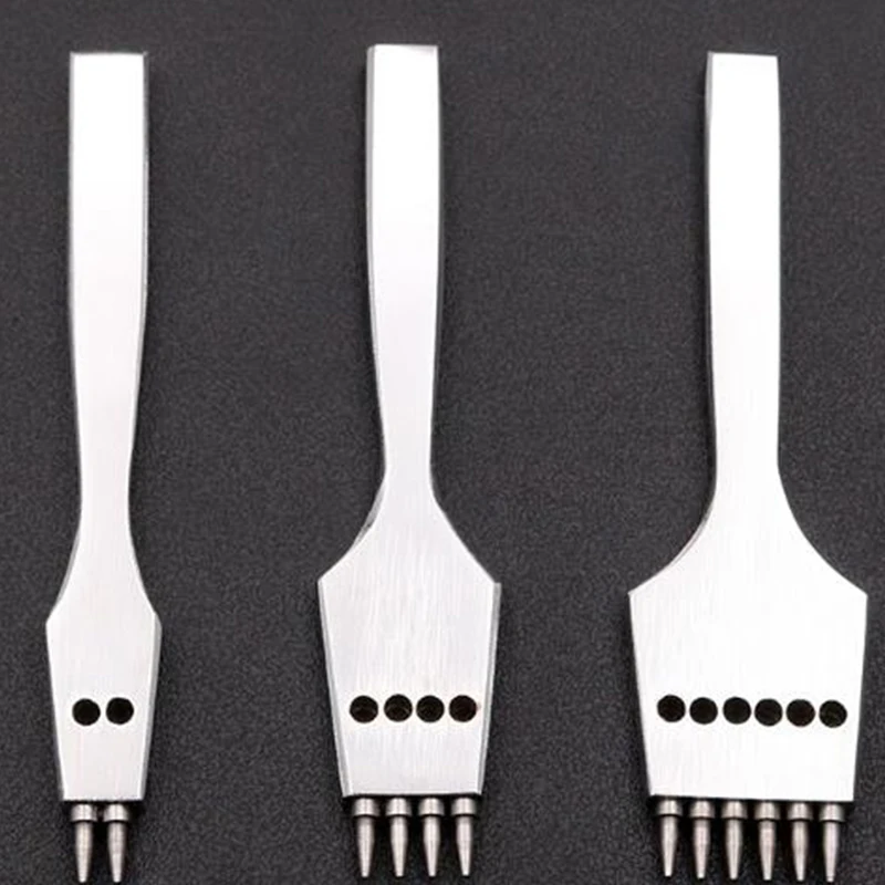 ABHU, 3 шт., 4 мм, кожа, дырокол, съемный шов, дырокол, резец, инструмент/набор