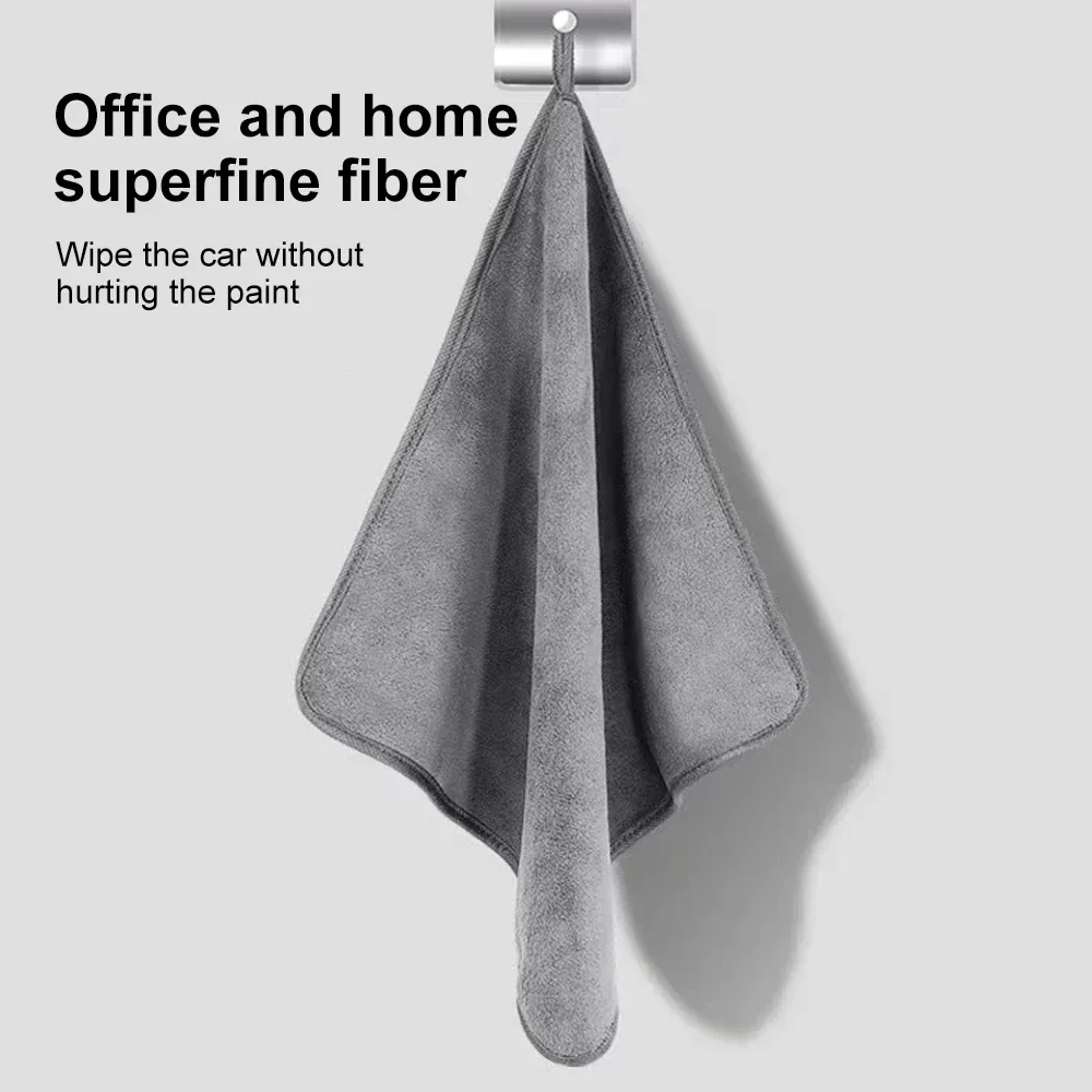 Multi Purpose Super Absorbent for Auto Home Kitchen Glass Polishing Care Microfiber Cleaning Cloth Twisted Weave Car Wash Towel