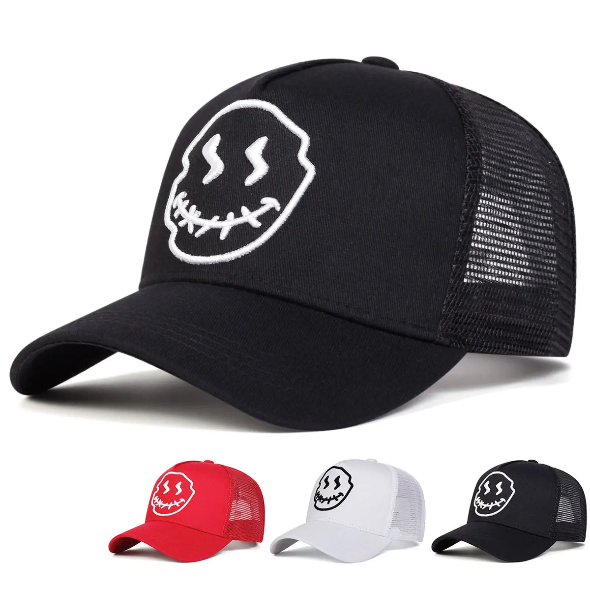 

Fashiona Unisex Embroidery Baseball Net CapsSpring and Summer Outdoor Adjustable Casual HatsSunscreen caps for men