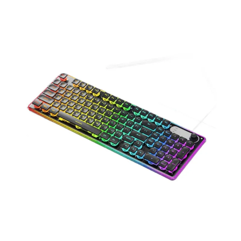 Wired silent keyboard high value mechanical feel backlight tablet laptop typing office